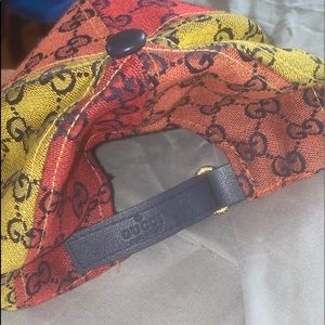 authentic multi color gucci hat
